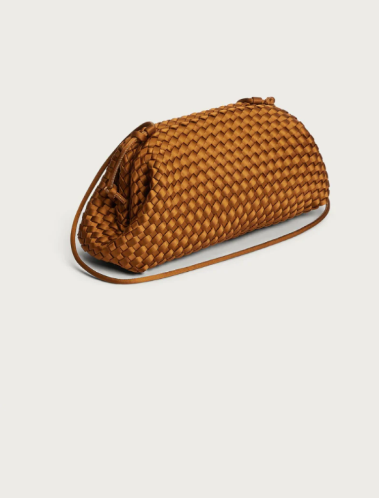 POUCH AFFOGATO SATIN