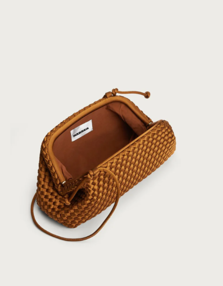 POUCH AFFOGATO SATIN