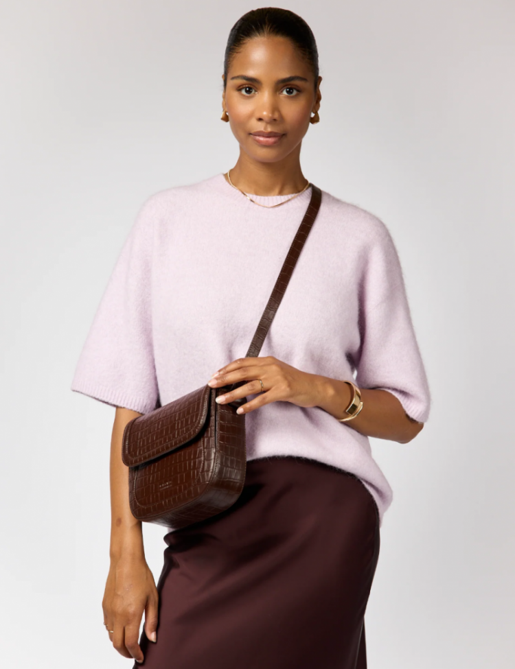 NINA CHOCOLATE CROCO