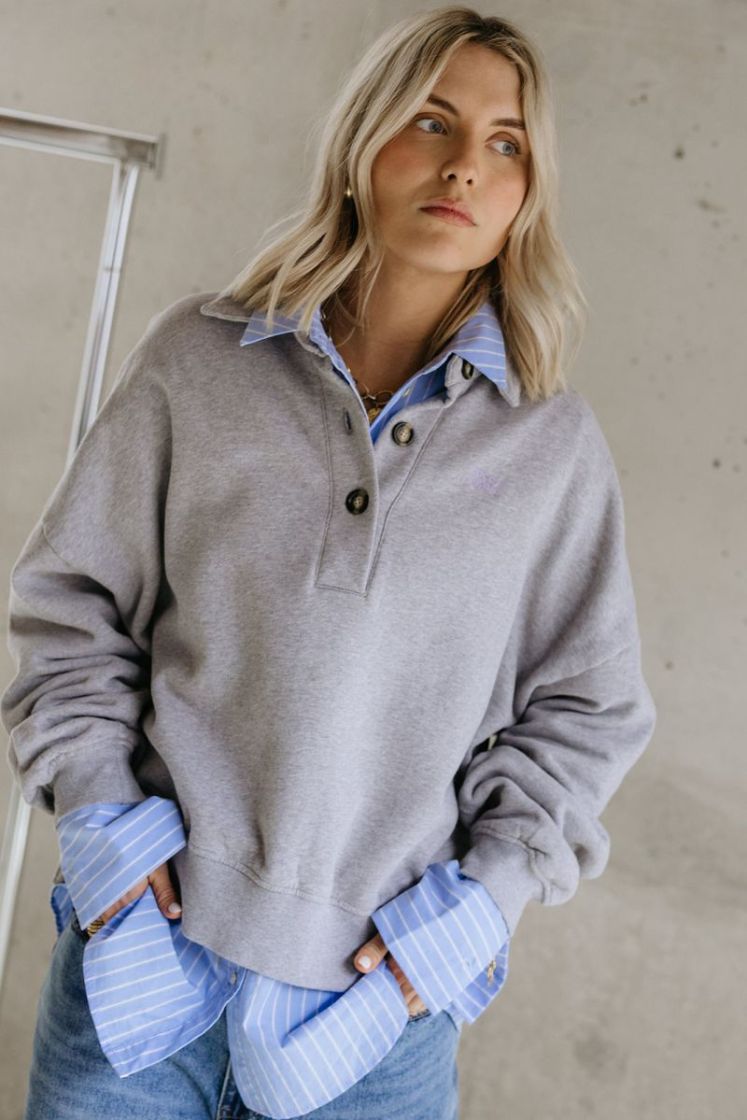HUGO POLO GREY MELANGE