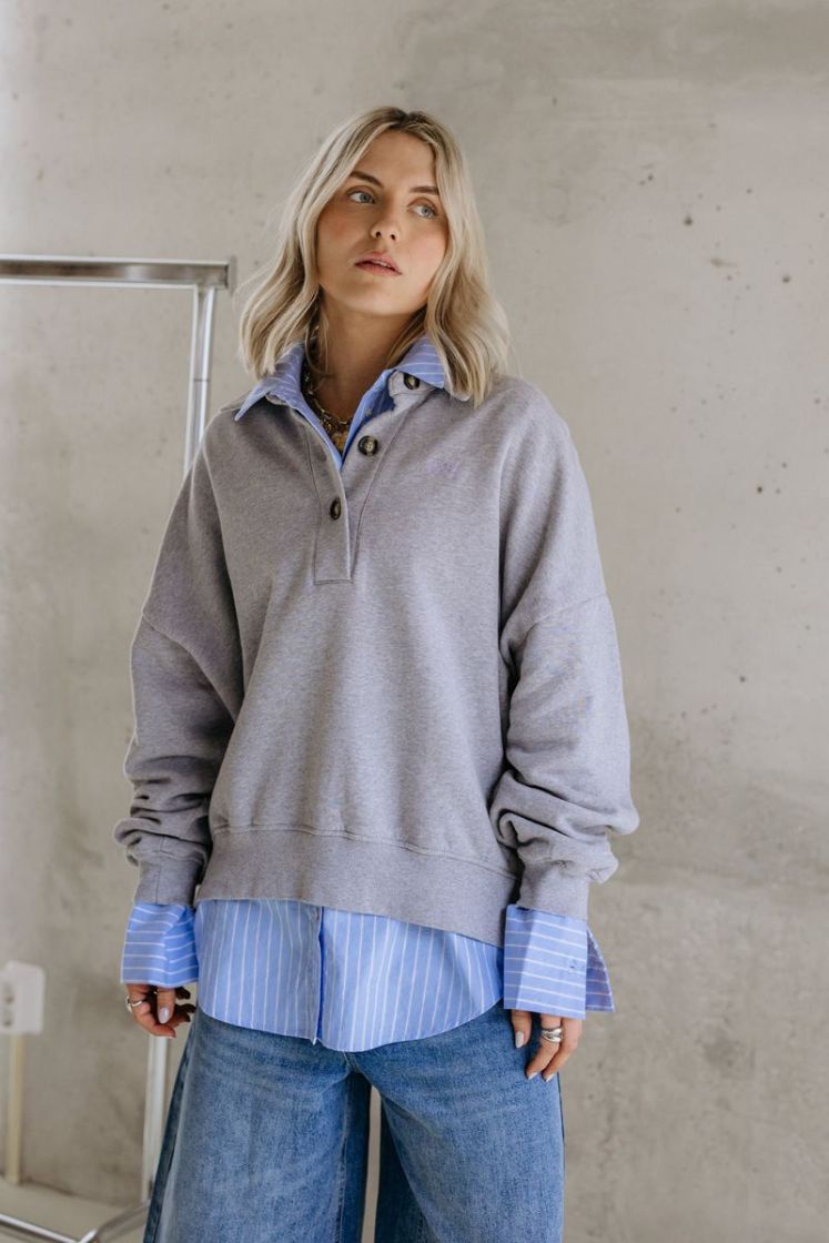 HUGO POLO GREY MELANGE