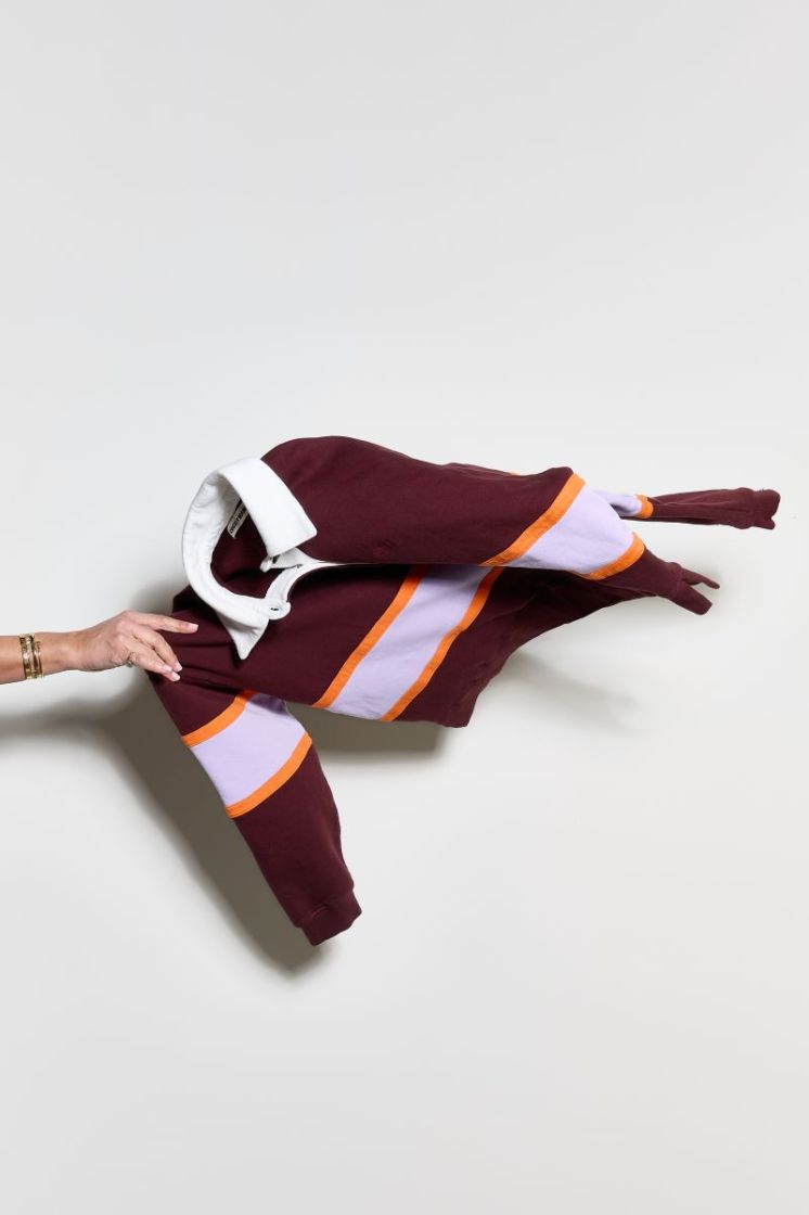 HUGO POLO BORDEAUX LILAC