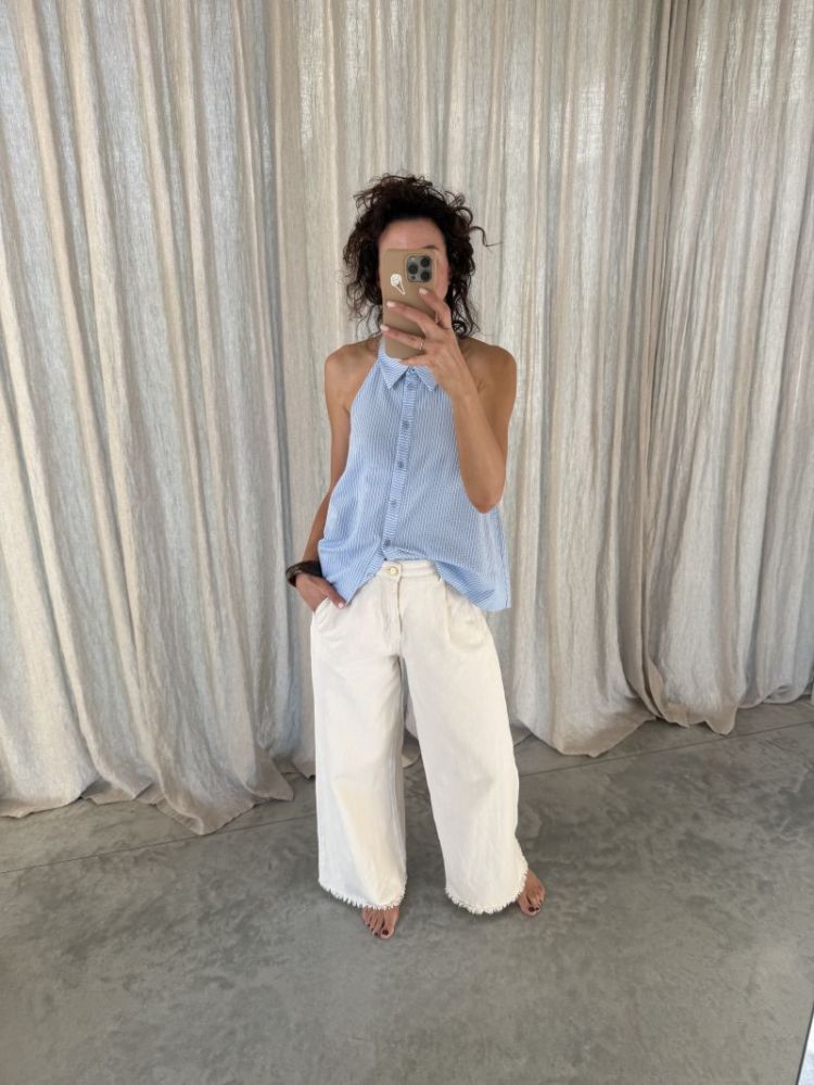 YASANNALEA CHAMBRAY BLUE