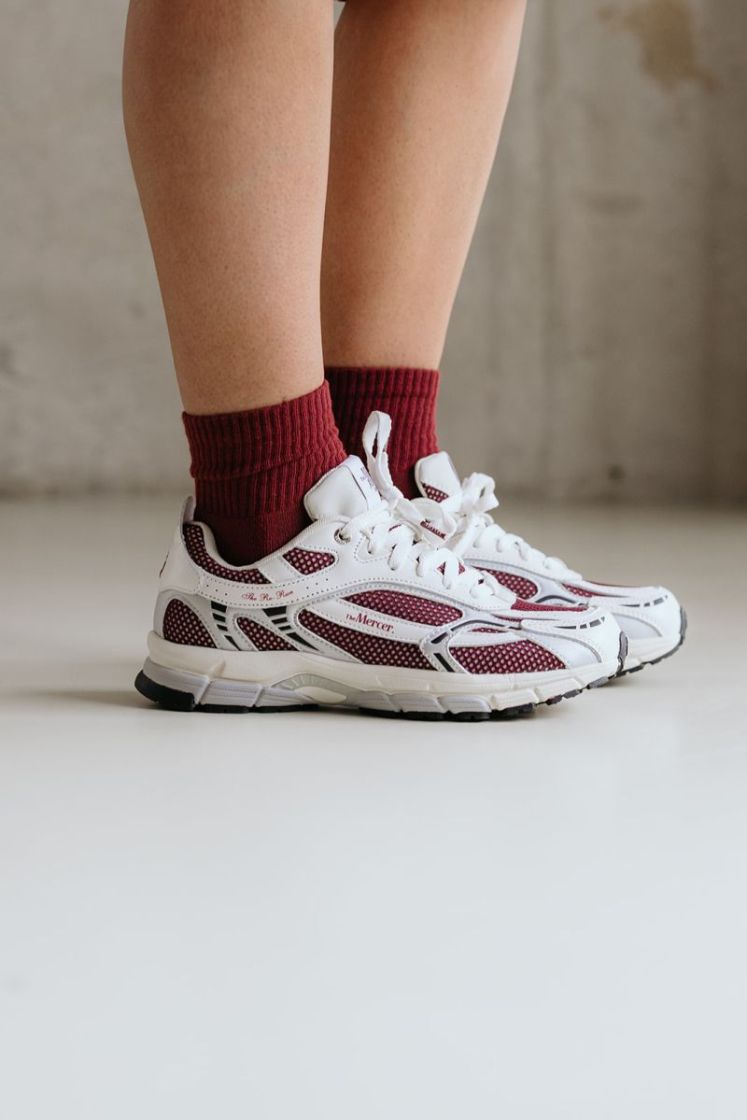 RE-RUN WHITE SILVER WHITE/RED