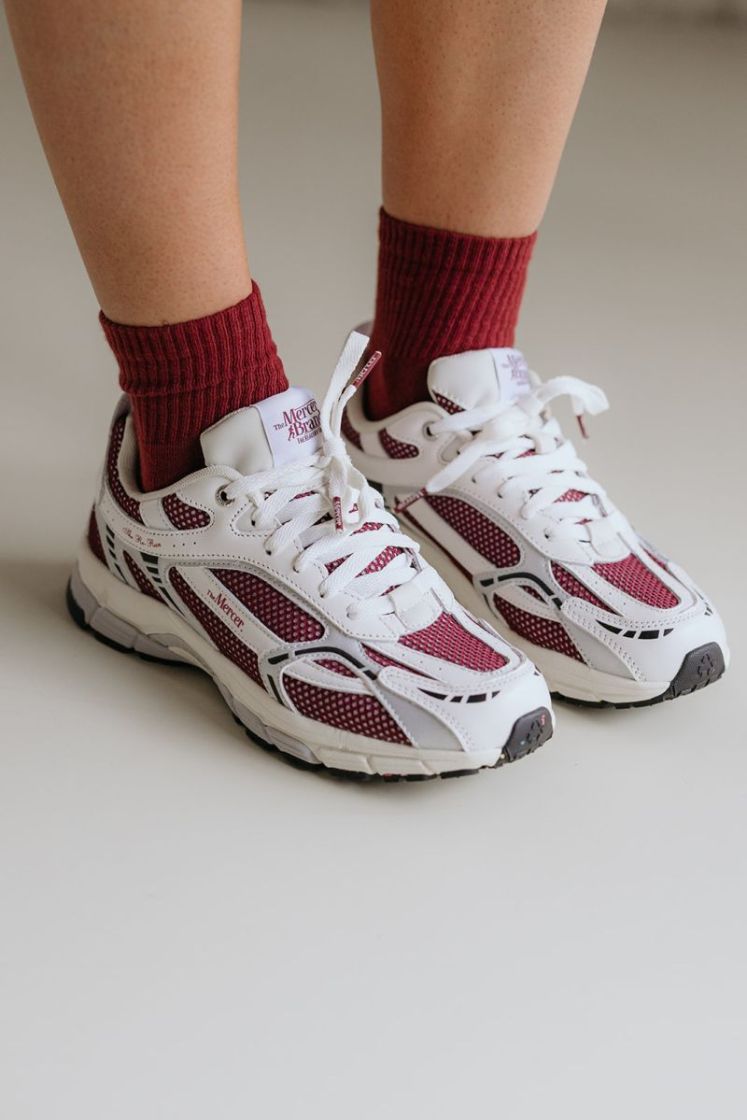 RE-RUN WHITE SILVER WHITE/RED