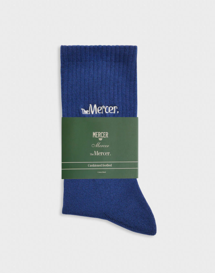 THE MERCER SOCKS BLUE  