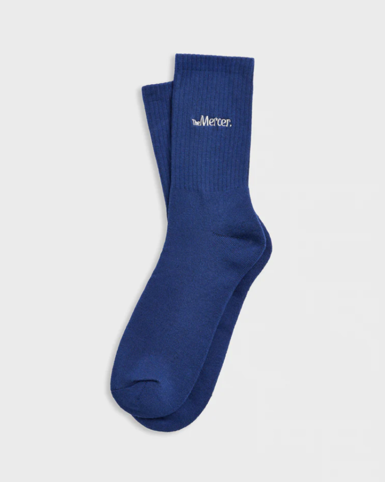THE MERCER SOCKS BLUE  
