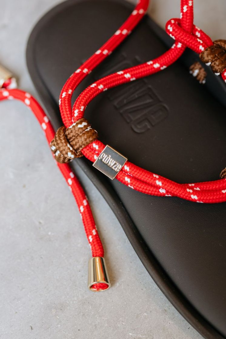 FLO TWIN BROWN/RED