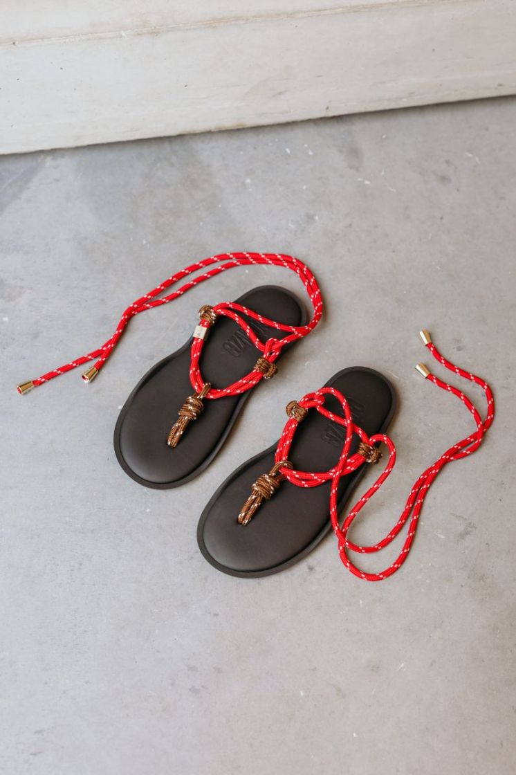FLO TWIN BROWN/RED