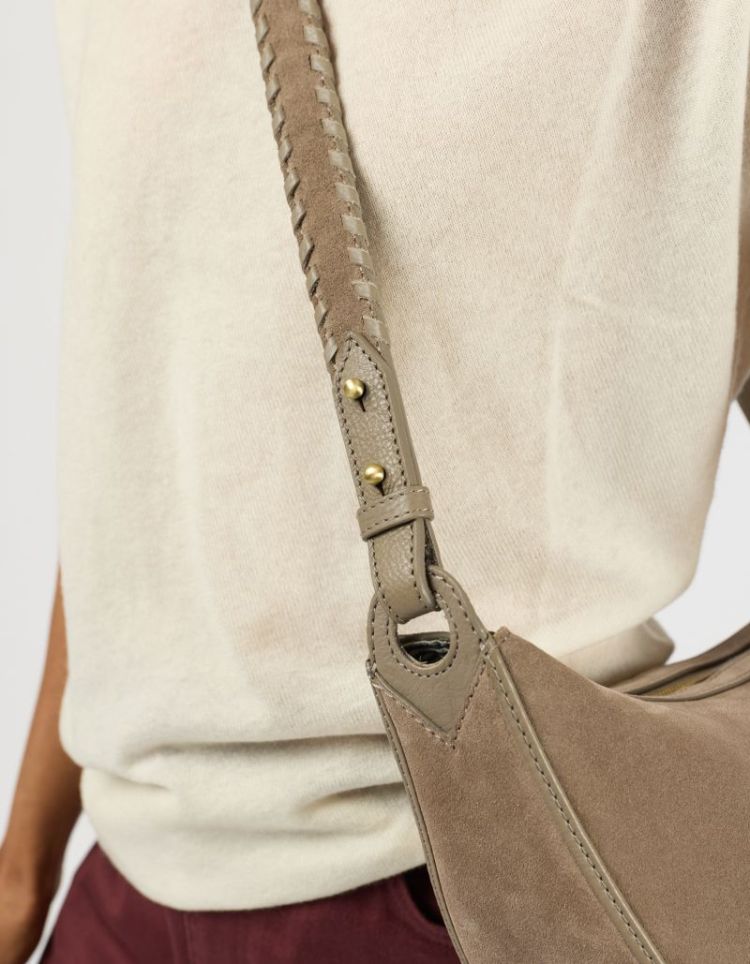LEO CROSSBODY CLAY SUEDE