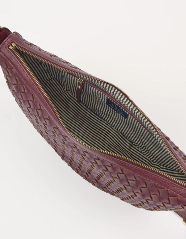 LEO MAXI WOVEN DARK CHERRY