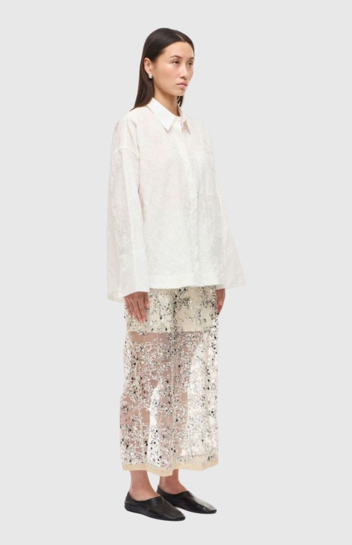 ROULEONA SILVER SEQUINS