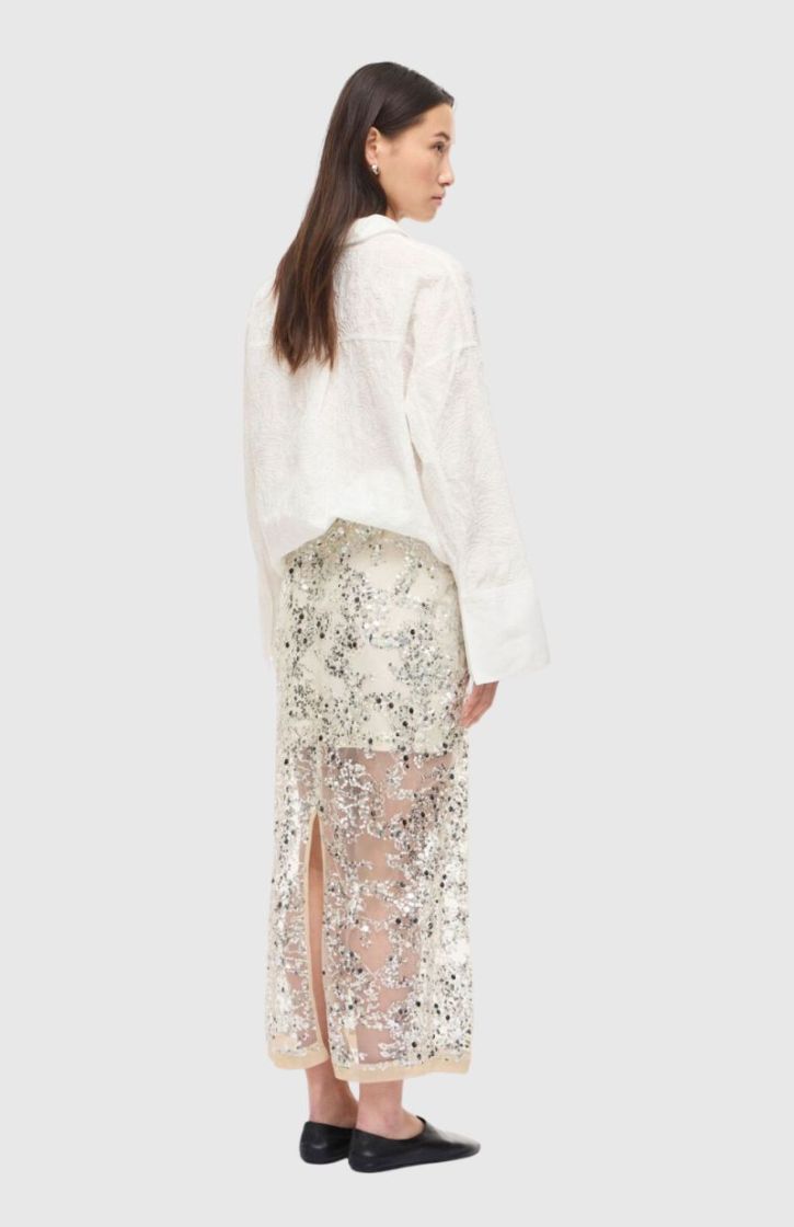 ROULEONA SILVER SEQUINS