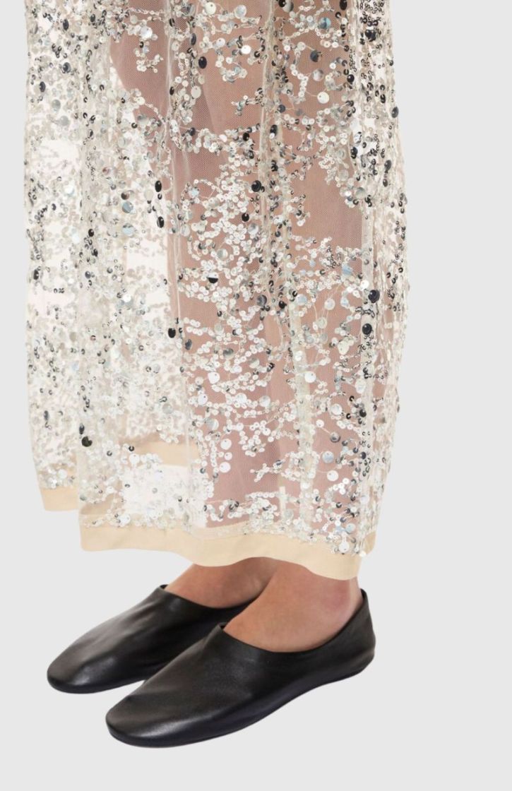 ROULEONA SILVER SEQUINS