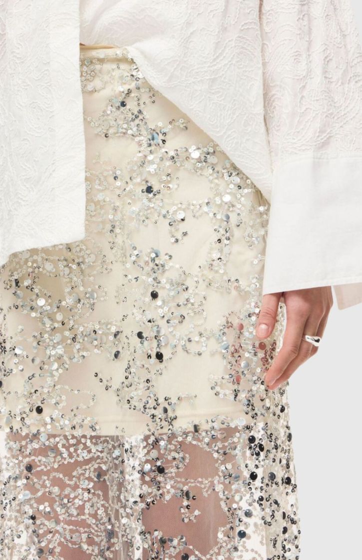 ROULEONA SILVER SEQUINS