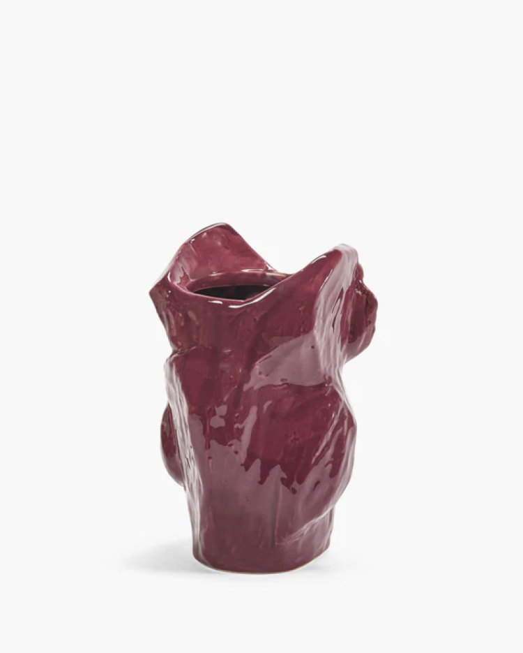 MARNI AFTERMIDNIGHT OWLVASE S AUBERGINE