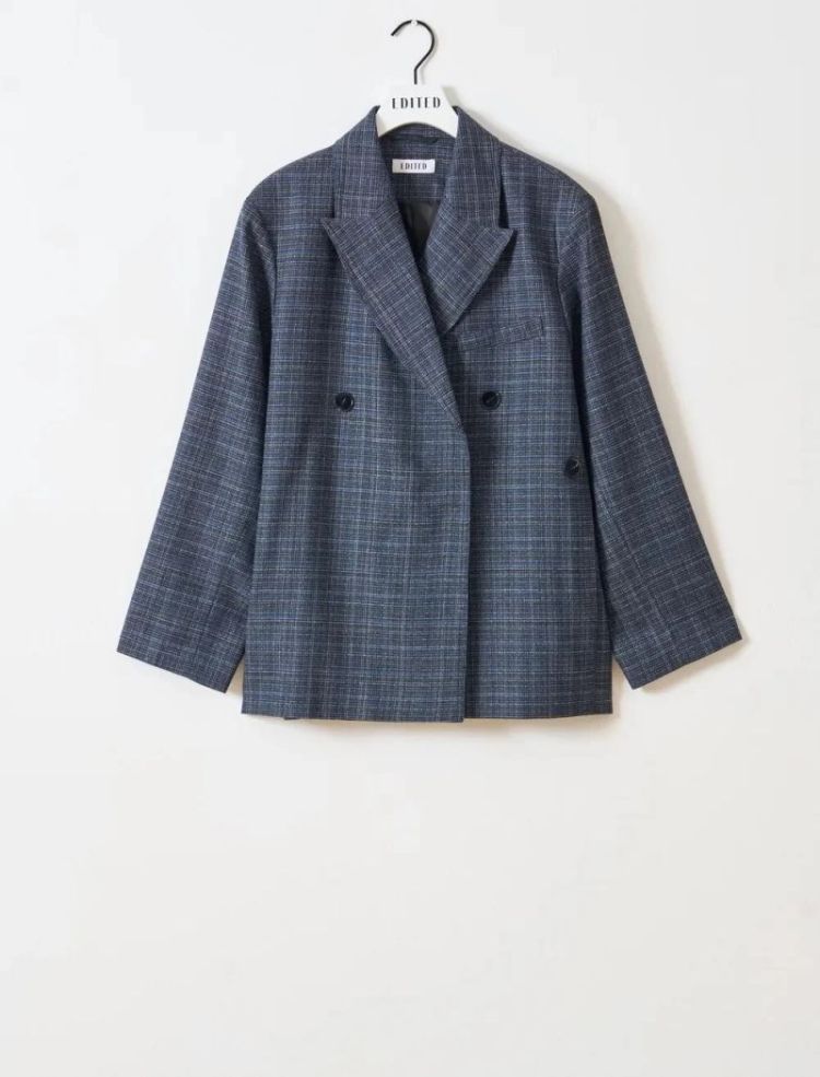 CAMILO GREY BLUE CHECK