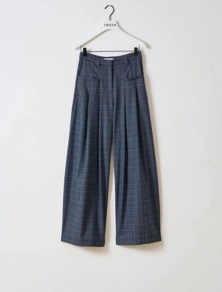 MAROU GREY BLUE CHECK