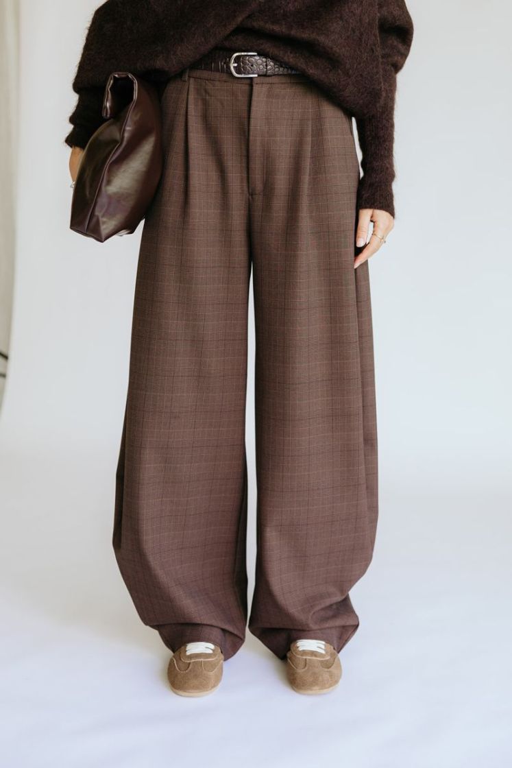 GZLAVANA BROWN CHECK