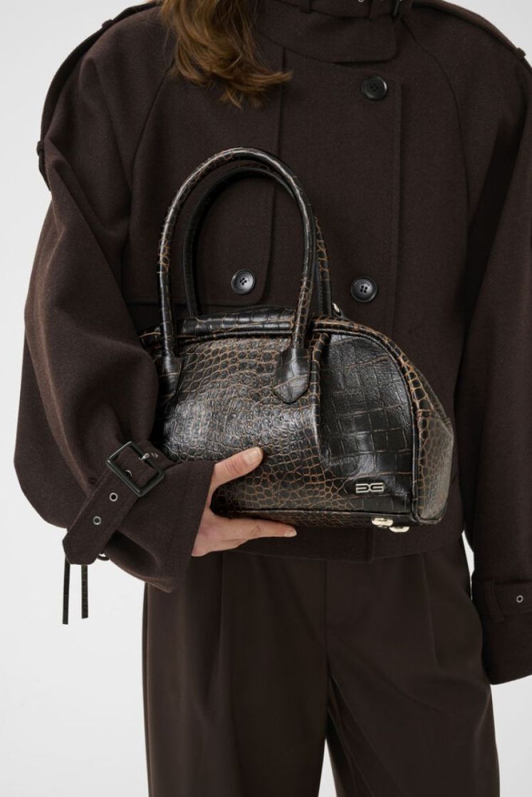 GZALEX DARK BROWN CROC