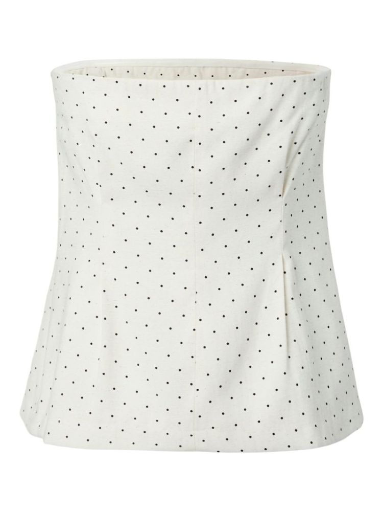 YASDOTLY CORSAGE WHITE W BLACK D