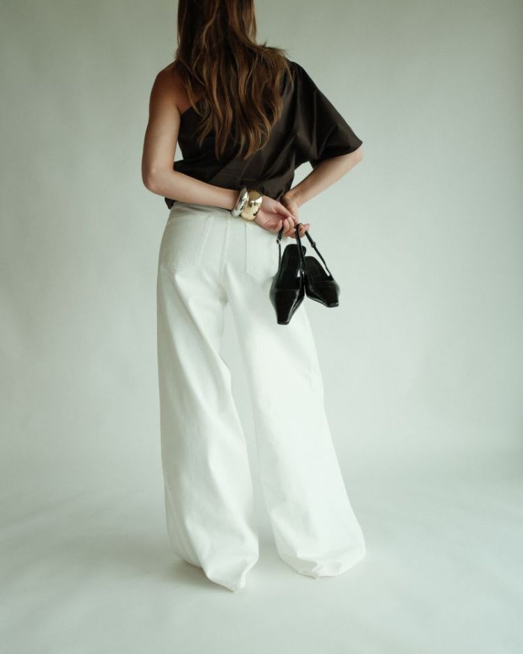 STEVIE DENIM PANTS WHITE