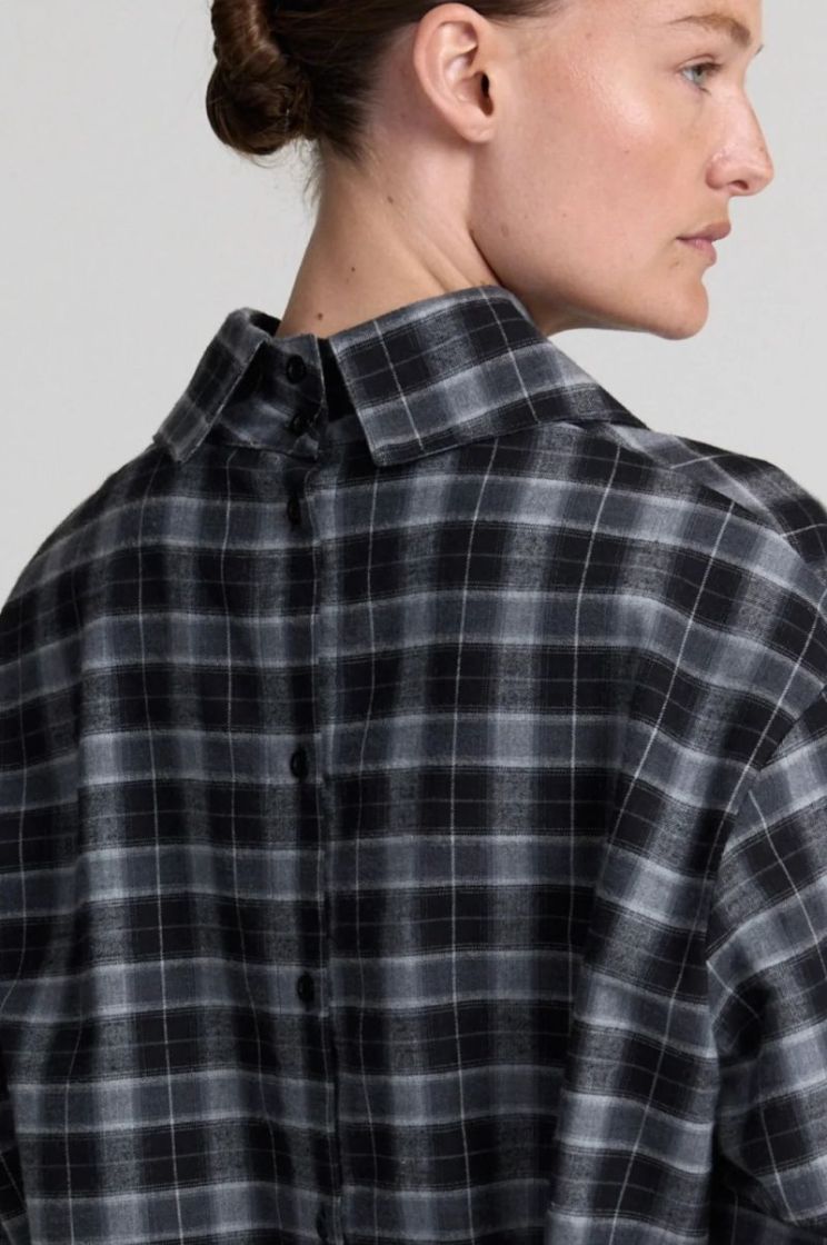 BABETTE GREY CHECKED