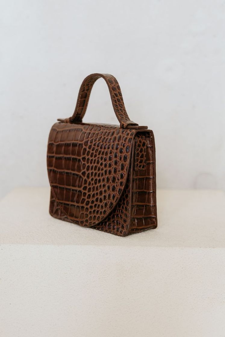 MICRO BRIEFCASE CACAO CROCO