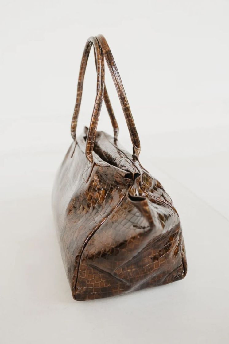 GROCERY BAG CHOCOLATE NACRE