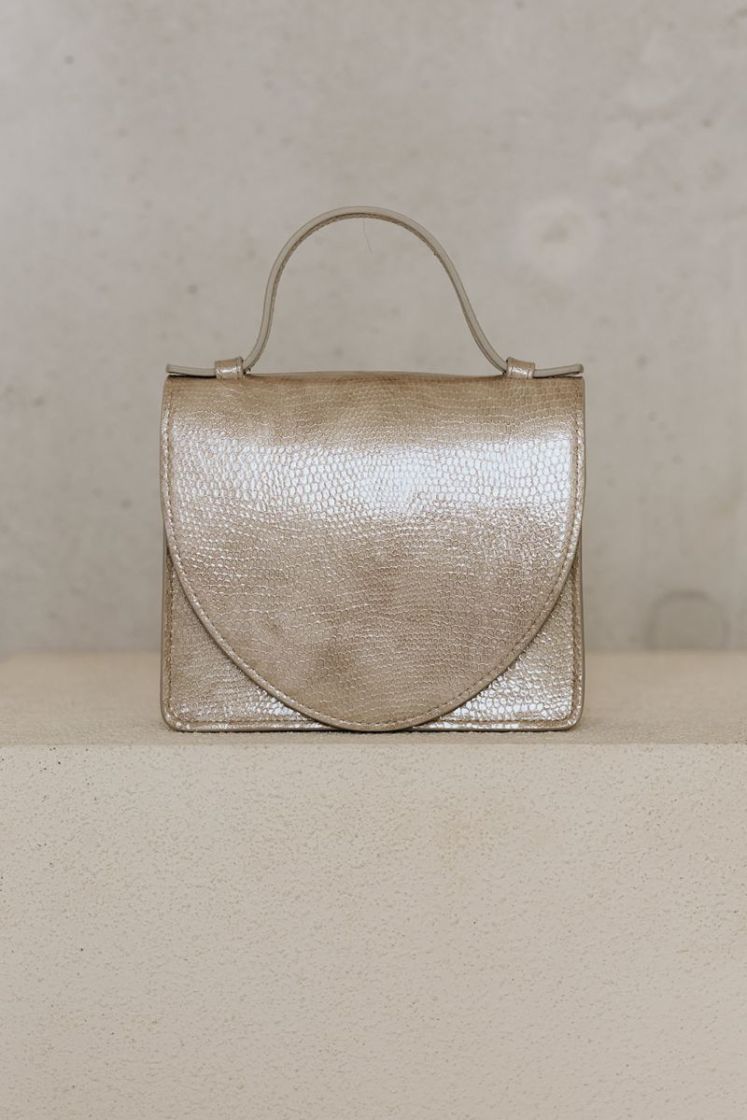 MICRO BRIEFCASE NOISETTE SNAKE
