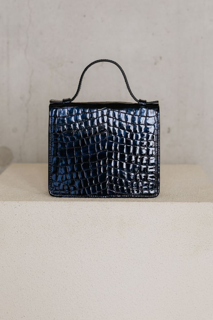 MICRO BRIEFCASE NACRE NIGHT BLUE