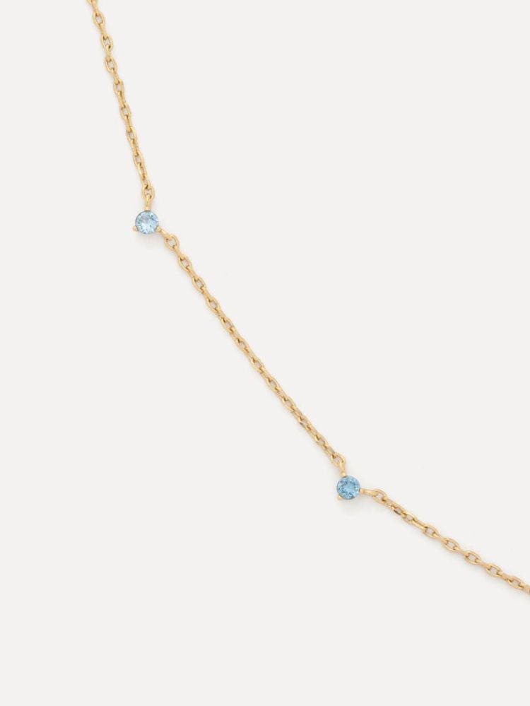 ROMA COLORED STONES LIGHT BLUE