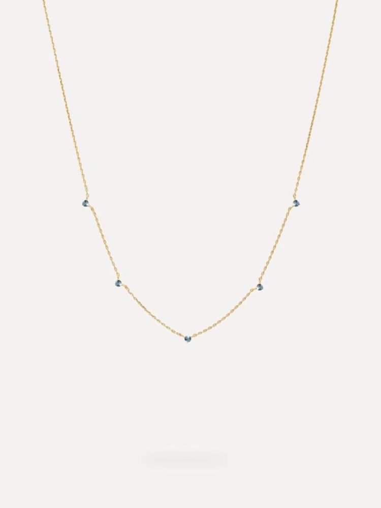 ROMA COLORED STONES LIGHT BLUE