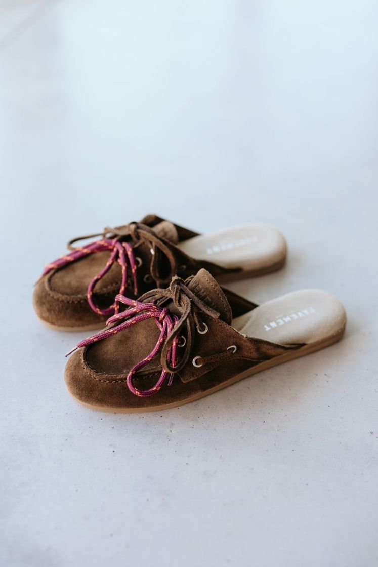 PAYASMA LACE BROWN SUEDE