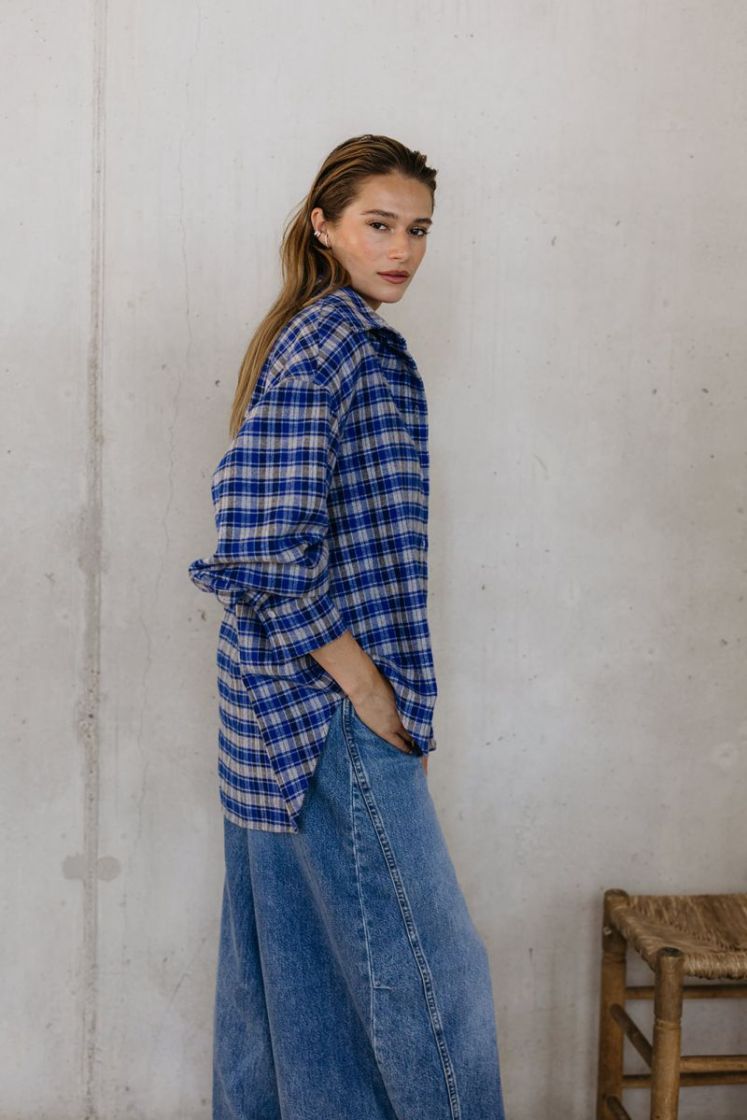 BOWIE BLUE CHECK