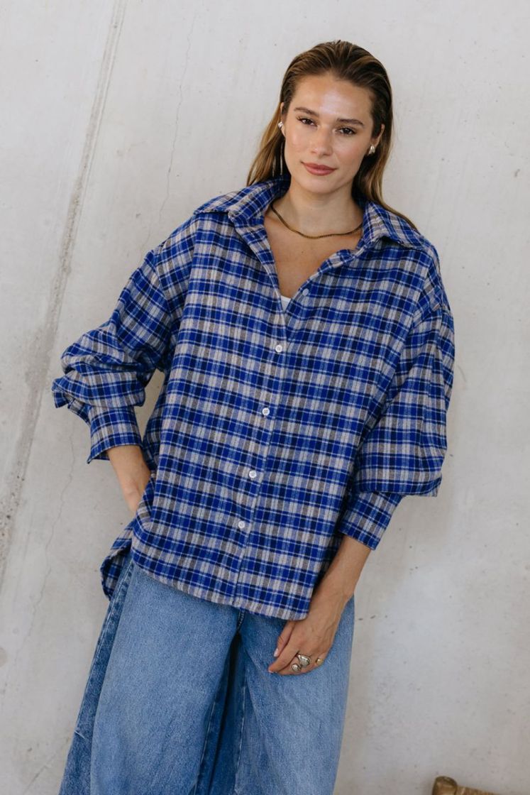BOWIE BLUE CHECK
